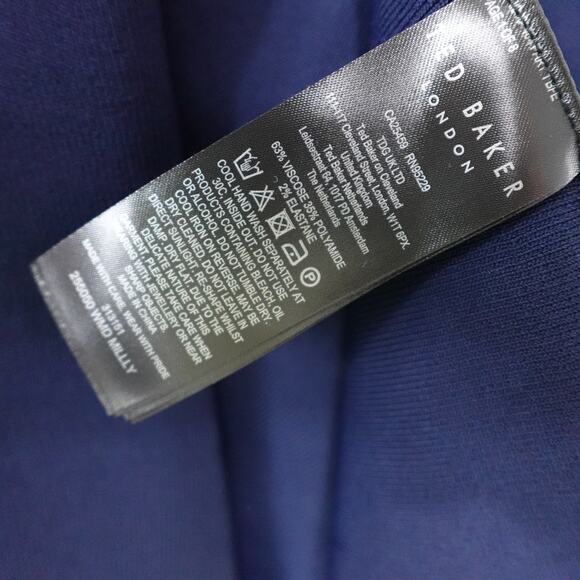 Ted Baker London Milly Sweetheart Sweater Dress Navy New Size 4 US 10 - Picture 10 of 10